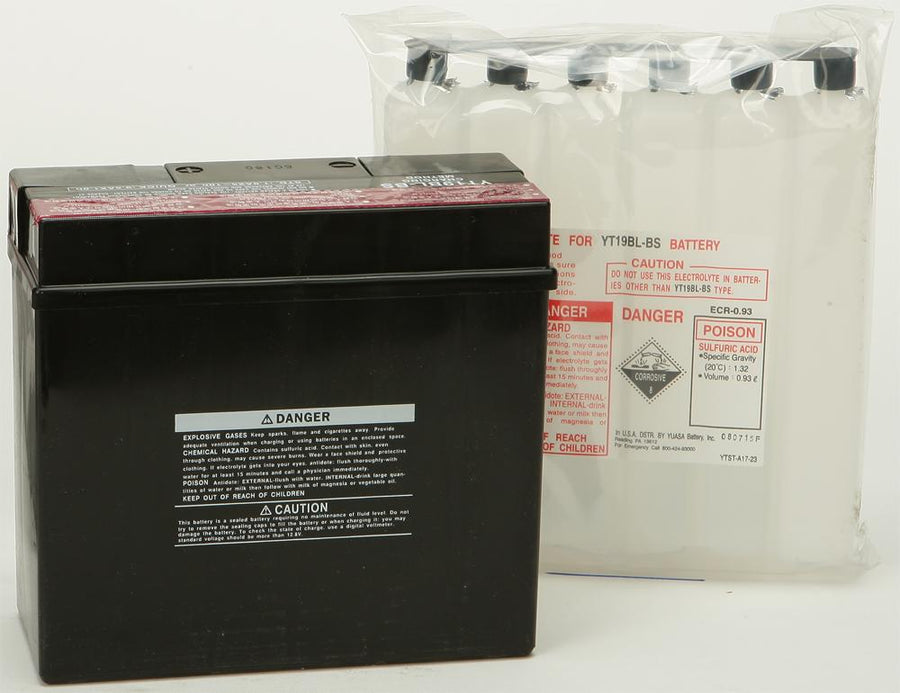 BATTERY YT19BL-BS MAINTENANCE FREE#mpn_YUAM6219BL